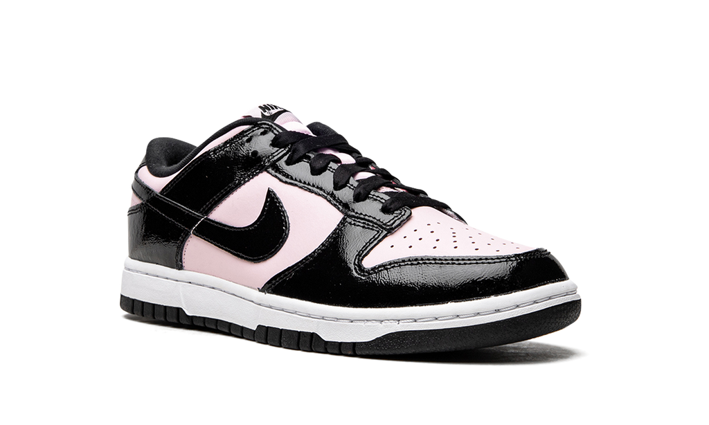 Court Low Black Patent Pink