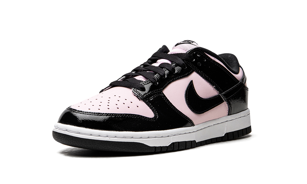 Court Low Black Patent Pink