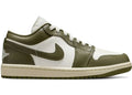 Retro 1 Low Sail Coconut Milk Medium Olive