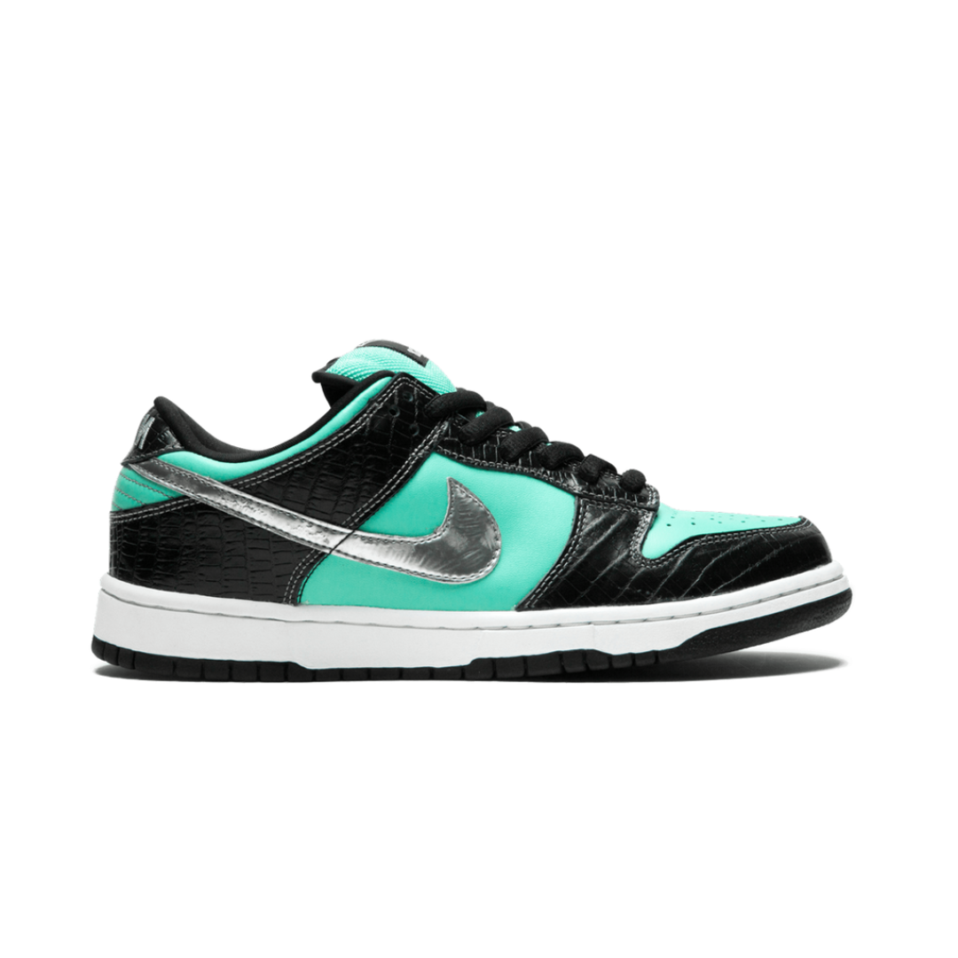 Skate Court Low Diamond Supply Co. Aqua Blue