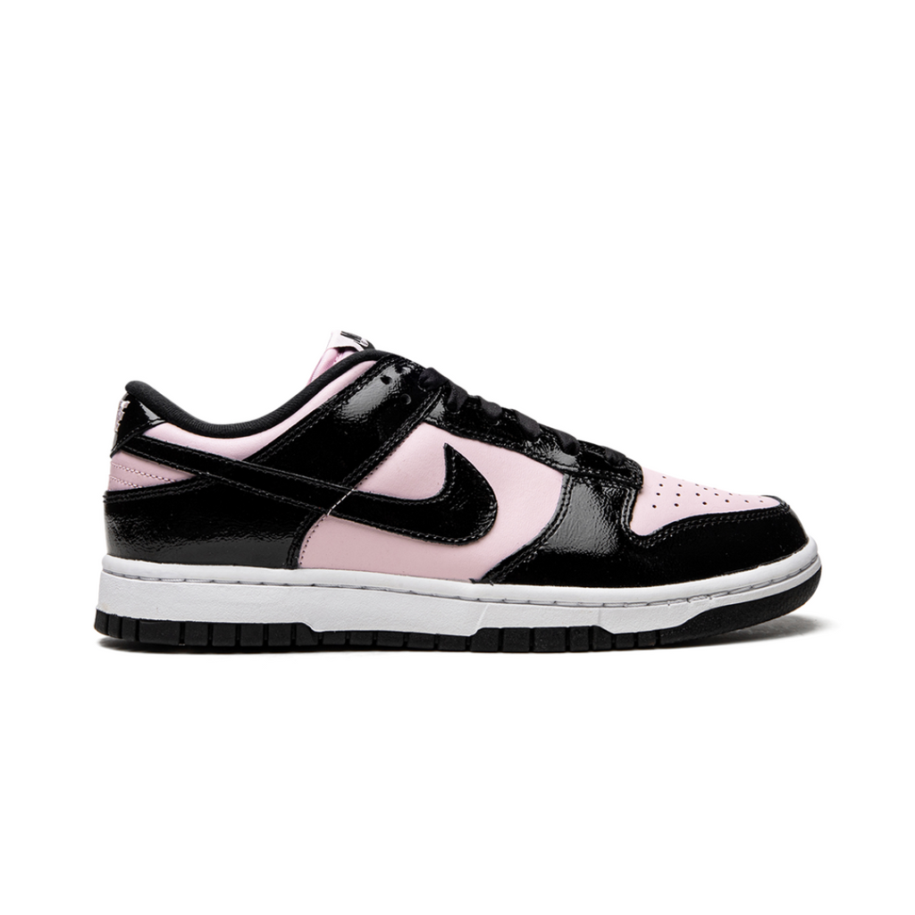 Court Low Black Patent Pink