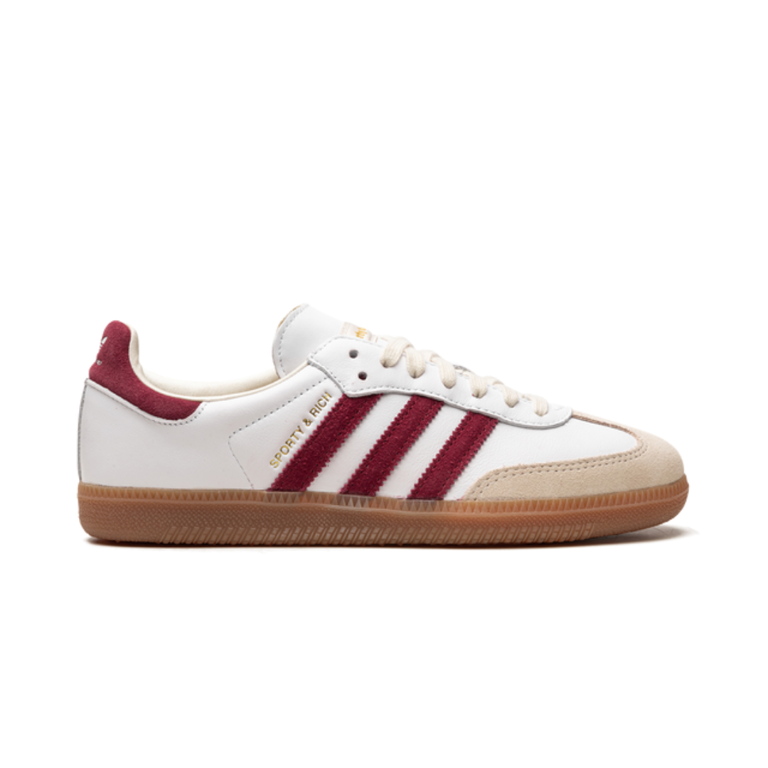 Terrace Low Sporty & Rich White Core Burgundy