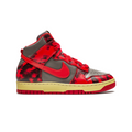 Court High Red Acid Wash