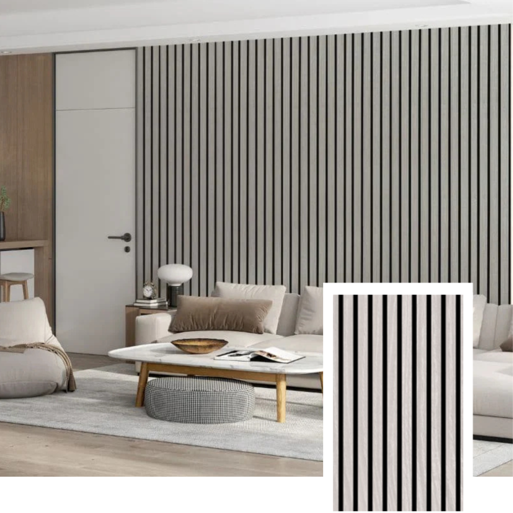 HEMVI™ Premium Akustisk Slat Panel — Naturlig Eg