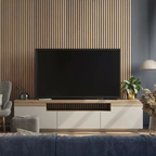 HEMVI™ Premium Akustisk Slat Panel — Naturlig Eg