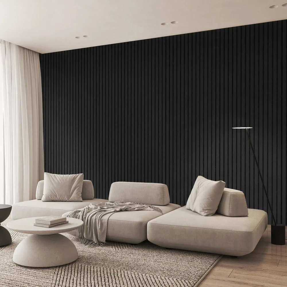 HEMVI™ Premium Akustisk Slat Panel — Naturlig Eg