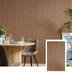 HEMVI™ Premium Akustisk Slat Panel — Naturlig Eg