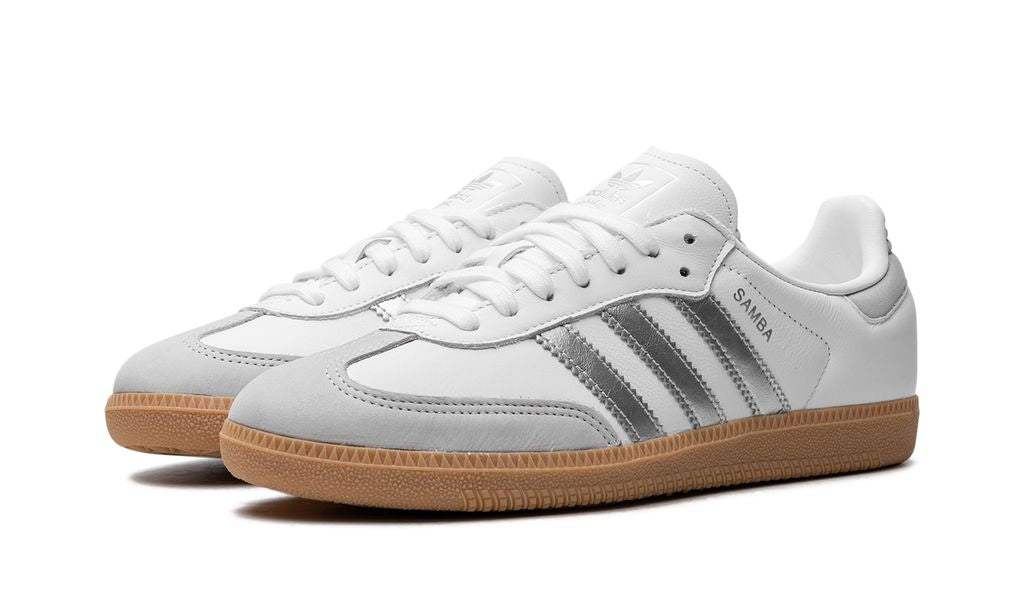 Terrace Low White Silver Metallic Grey