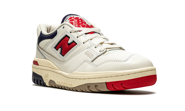 Court 550 Aime Leon Dore White Navy Red