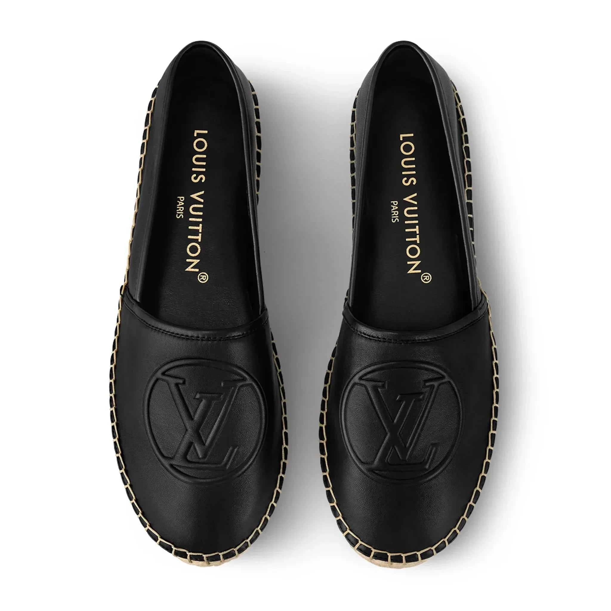 Starboard Leather Black Espadrilles