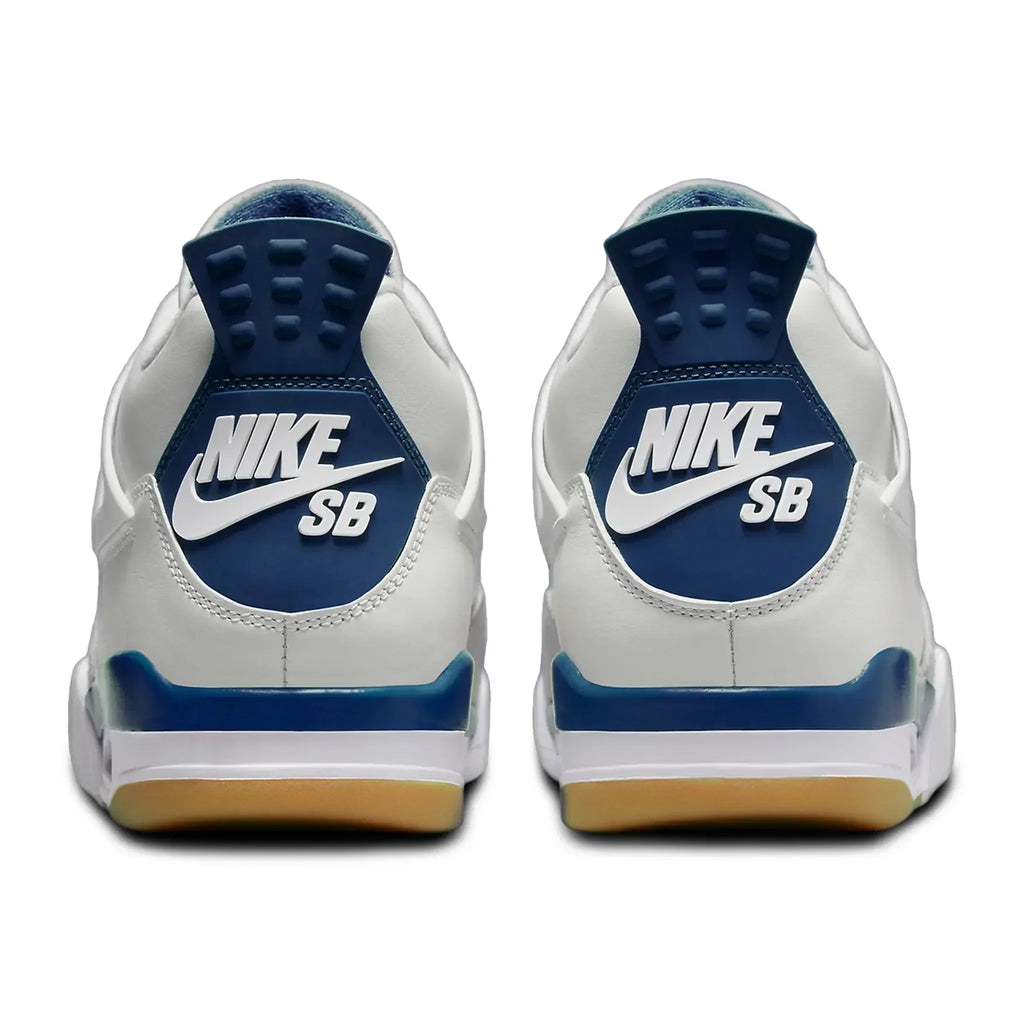 Skate x Retro 4 White Navy