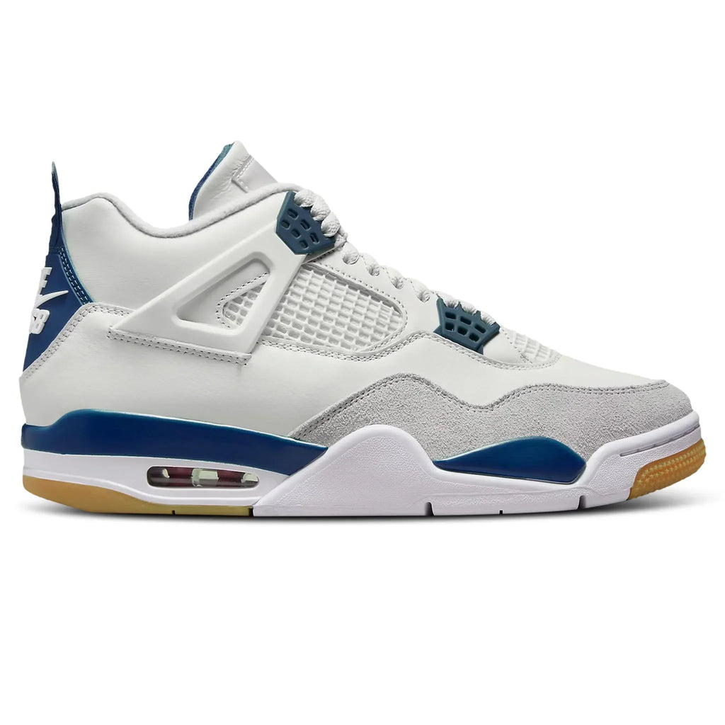 Skate x Retro 4 White Navy