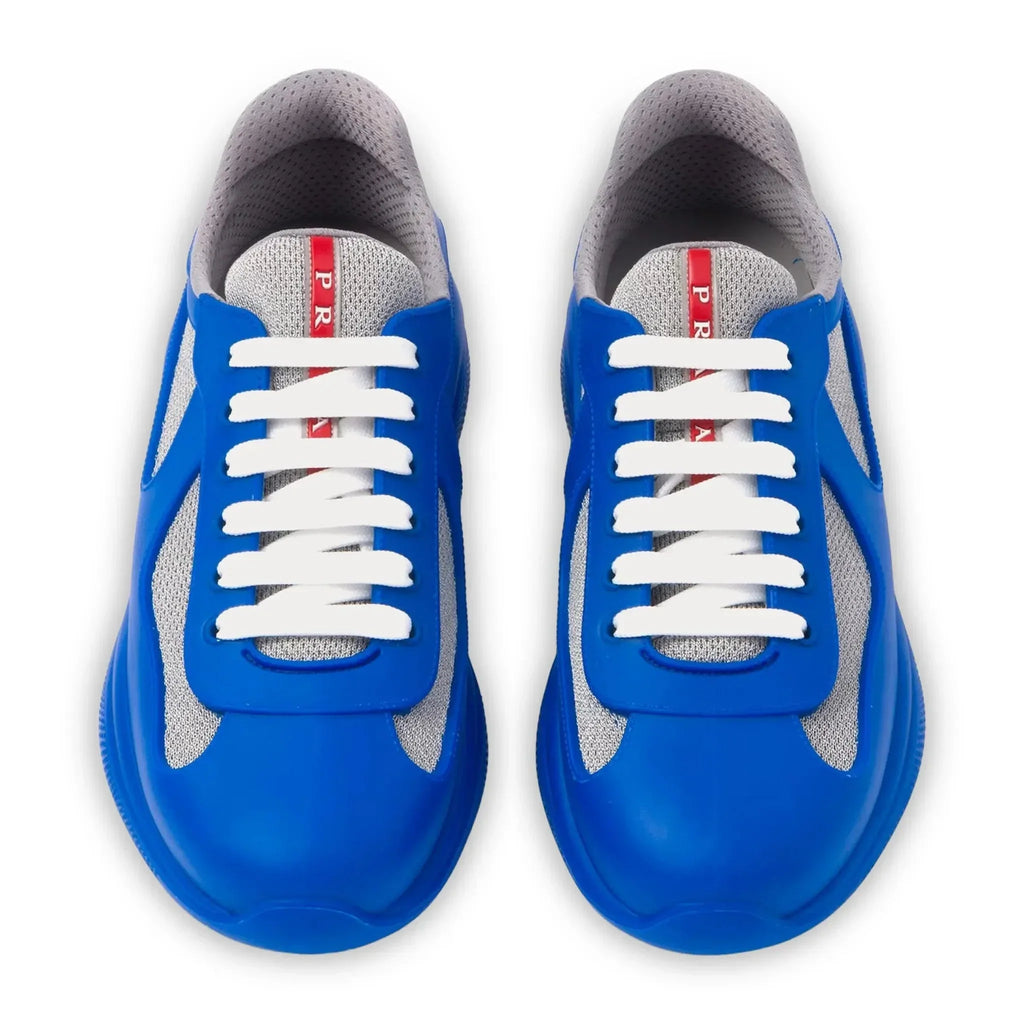 Americas Cup Soft Rubber And Bike Fabric Sapphire Blue Sneaker