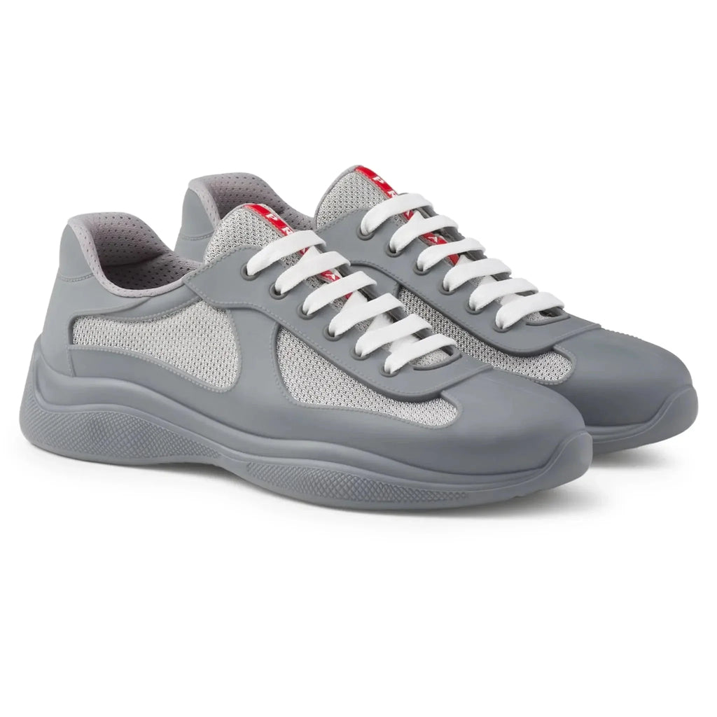 Americas Cup Soft Rubber And Bike Fabric Steel Grey Sneaker