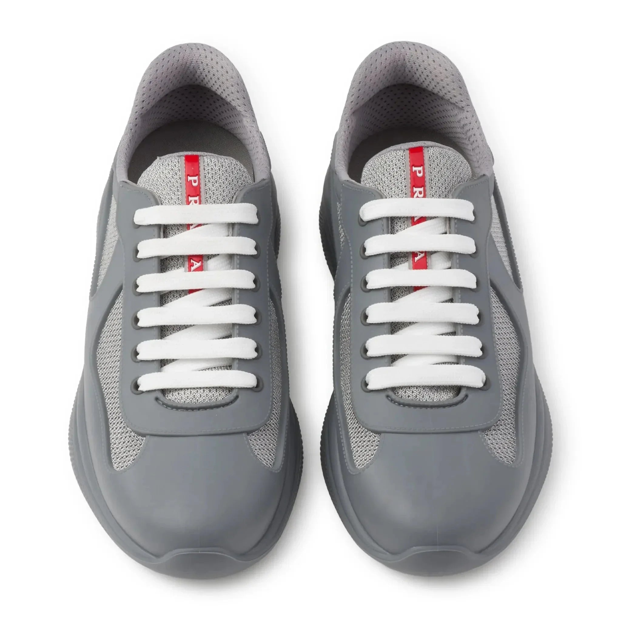 Americas Cup Soft Rubber And Bike Fabric Steel Grey Sneaker
