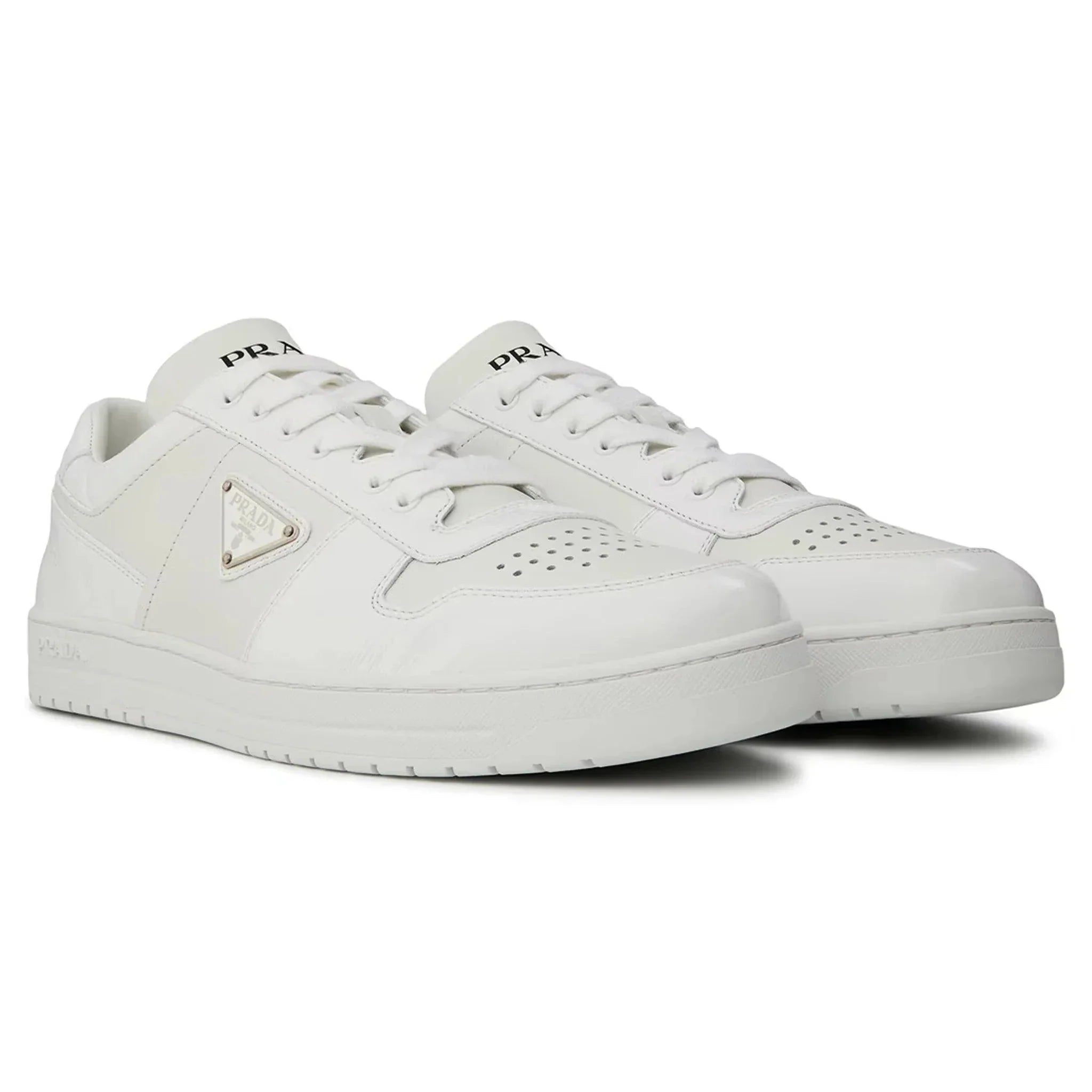 Downtown Leather Low Top White Sneaker
