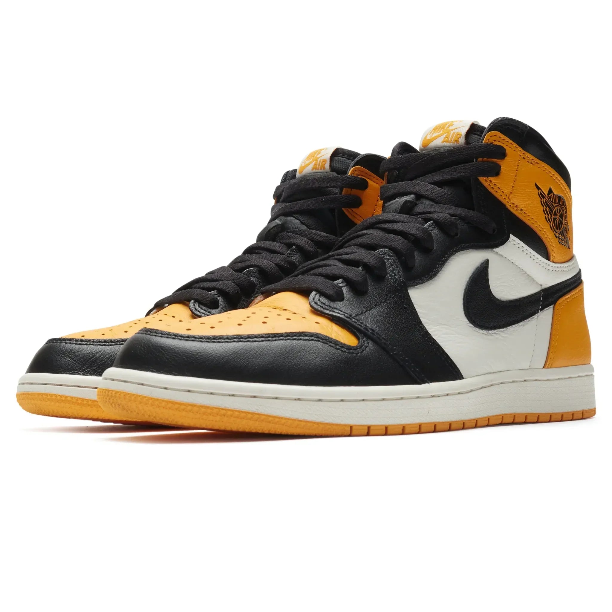 Preloved - Retro 1 Retro High OG Yellow Toe Taxi