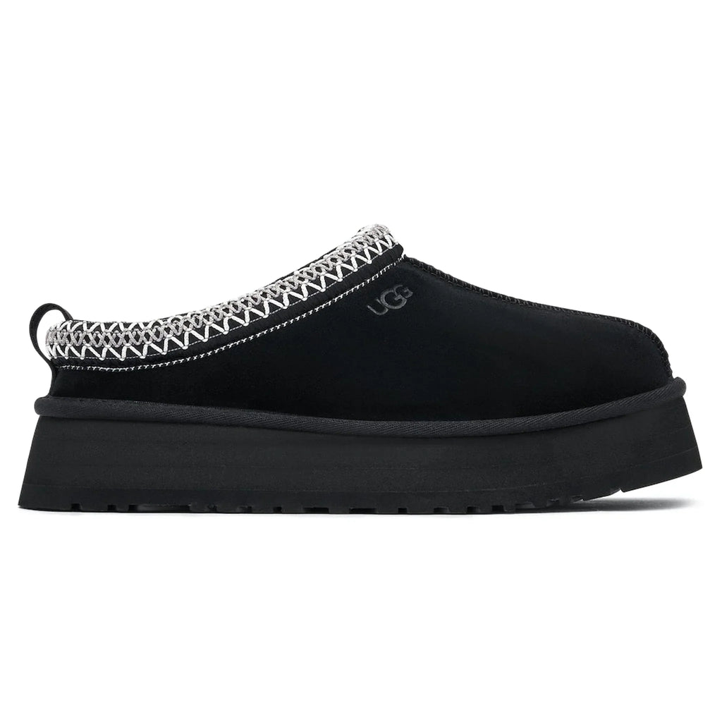 Tazz Platform Black Slippers (W)