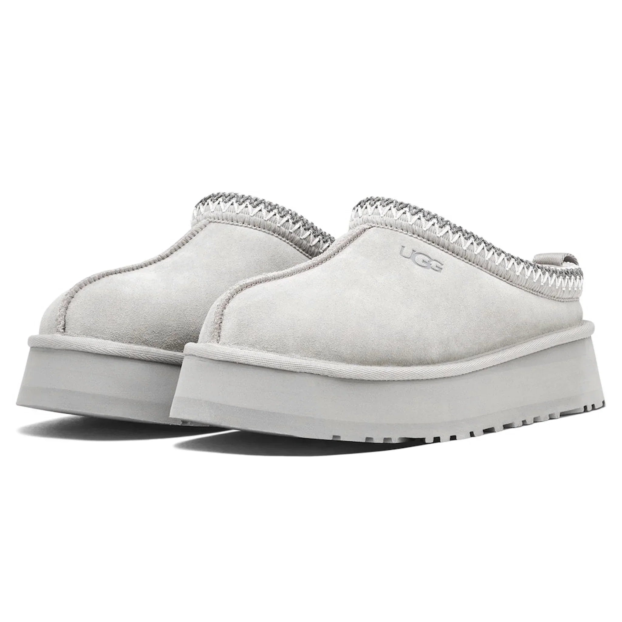 Tazz Platform Seal Grey Slippers (W)