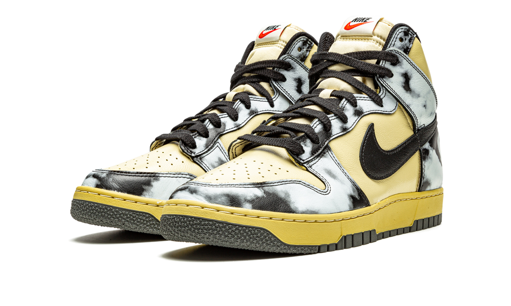 Court High Black Acid Wash